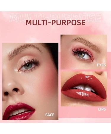  Lightweight Velvet Makeup - Waterproof Velvet Cheek Tint for Cheeks Eyes Lips Long-Lfor Girls Uaxiu 02# - Buy Online on GoSupps.com