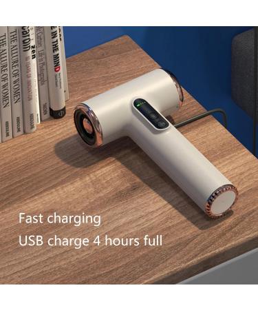 PLCPDM Cordless Hair Dryer Rechargeable Battery Hair Dryers Low Heat Hair Care Blow Dryer Portable Hair Dryer for Camping - Buy Online on GoSupps.com