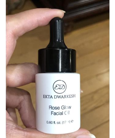Rose Glow Facial Oil - Hydrating Antioxidant with Rose Extracts Jojoba Oil & Vitamin E | Vegan & Cruelty-Free | 0.60 fl. oz - Buy Online on GoSupps.com