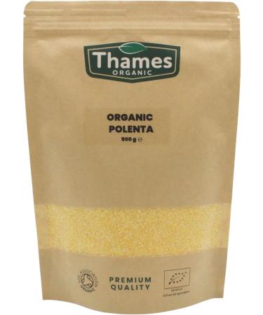 Organic Coarse Cornmeal (Polenta) 1kg - Premium Quality Non-GMO Cornmeal - Pack of 1 - Buy Online on GoSupps.com