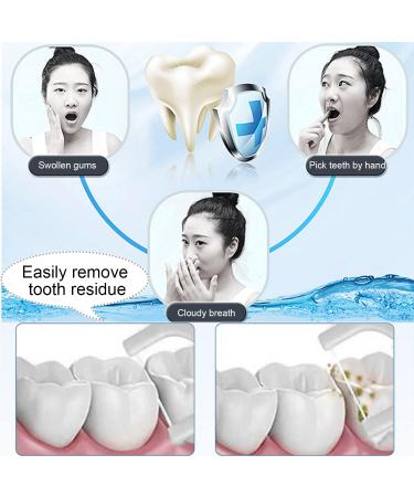 Kafeiya 100pcs Disposable Dental Floss Picks - Portable Teeth Cleaning Sticks for Travel & Home - Buy Online on GoSupps.com