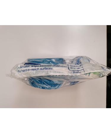 3PC Dental Prostheses Travel Box - Cleaner Brush & Storage for Dentures & Braces - Light Blue - Buy Online on GoSupps.com