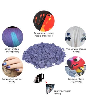 10g Thermochrome Powder - DIY Heat-Sensitive Color Change Nail Polish Pigment for Stunning Nail Art | 0.4Oz - Buy Online on GoSupps.com