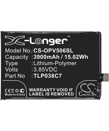 3900mAh Replacement Battery for TLP038C7 OT-5060A OT-5060D - High Capacity & International Shipping - Buy Online on GoSupps.com
