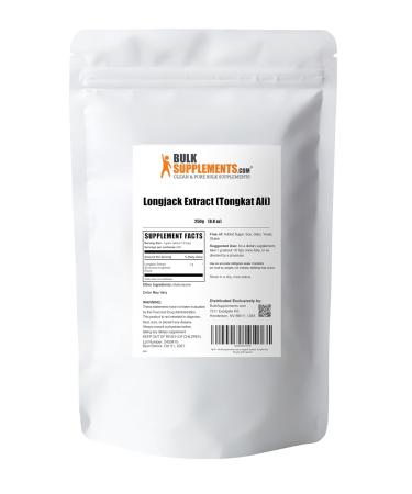 BulkSupplements.com Longjack Extract Powder - Tongkat Ali Extract Tongkat Ali for Men & Women - Gluten Free 1g per Serving 250g (8.8 oz) (Pack of 1) 8.75 Ounce (Pack of 1) - Buy Online on GoSupps.com