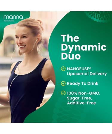 Manna Liposomal Vegan Vitamin D3 + K2 - Essential Immune Support - Buy Online on GoSupps.com