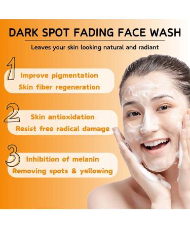 Turmeric Salicylic Acid Facial Cleanser - Turmeric Face Wash - Deep Cleansing Foaming Turmeric Face Cleanser - Face Care - Face Wash Women - Clean and Clear Face Wash for Removing Acne & Impurities - Buy Online on GoSupps.com
