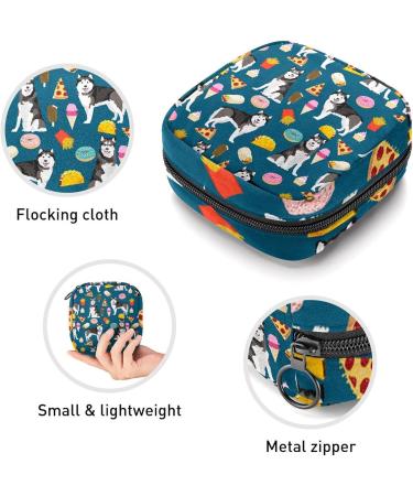 GIAPB Period Bag Sanitary Napkin Storage Bag Period Pouch Travel Makeup Bag Animal Dog and Food Color702 - Buy Online on GoSupps.com