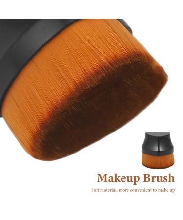 Buy Foundation Brush for Liquid Makeup | Heart Shaped Blending & Buffing Tool for Flawless Finish - Ideal for Self Tanner & Mineral Powder - Buy Online on GoSupps.com