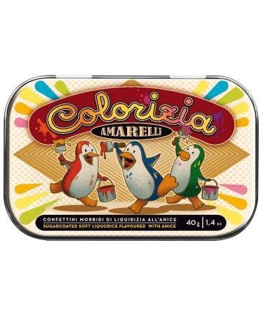 Amarelli Colorizia 40g - Sugar-coated soft liquorice aniseed-flavored