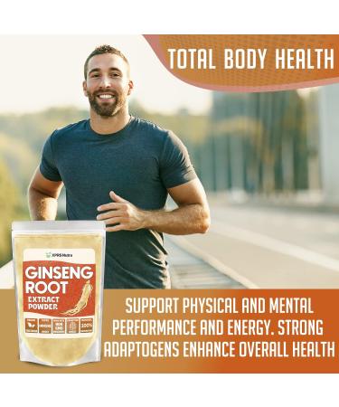 XPRS Nutra Ginseng Root Extract Powder - Supports Cognitive Function, Physical Performance and Immune System - Vegan Friendly Panax Ginseng Powder (4 oz) - Buy Online on GoSupps.com
