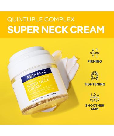 Korean Neck Firming Cream | Skin Tightening & Elasticity Booster | Anti-Aging Moisturizer for Neck & Dcollet | Day & Night Lotion 1.7 FL OZ - Buy Online on GoSupps.com