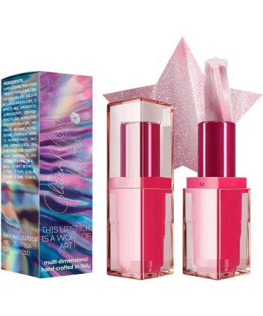  G n rique Glitter Lipstick Red Glitter Lipstick | Pearlescent Glitter Lipstick | Long-Lasting Lipstick Waterproof Cosmetics Highly Pigmented for Women and Girls - Buy Online on GoSupps.com