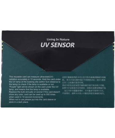 Pssopp 5pcs UV Rapid Test Cards - UVB Sensor for Reptile Heating Lamps | Photochromic UVB Card Display - Worldwide Shipping - Buy Online on GoSupps.com