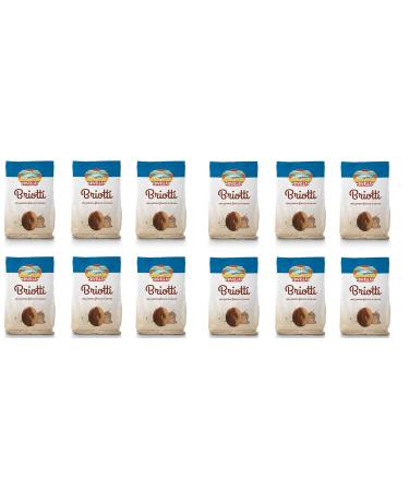 Divella Divella Briotti Biscuits with Fresh Cream and Cocoa 400 g Pack of 12