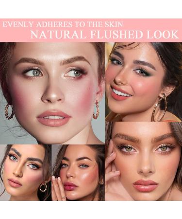 Waterproof Liquid Blush Cream for Cheeks - Lightweight & Blendable Skin Tint Makeup - Dewy Finish - 1.00 ml - Buy Online on GoSupps.com