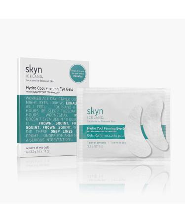 skyn ICELAND Hydro Cool Firming Eye Gels: Under-Eye Gel Patches to Firm, Tone and De-Puff Under-Eye Skin, 8 Pairs 8 Pairs (Pack of 1)