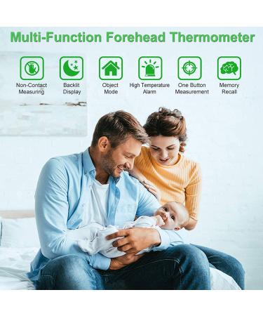 Infrared Non-Contact Forehead Thermometer - Instant Accurate Readings, Fever Alarm & Memory for All Ages - Buy Online on GoSupps.com