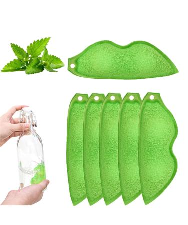 Magic Beans Bottle Cleaner Bottle Cleaning Sponge 3/6/9pcs Beans-Shaped Bottle Cleaning Sponge Reuseable Bottle Cleaning Sponge Heat Resistance Bottle Sponge for Cleaning of Small Mouth (6Pcs)