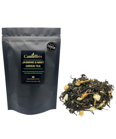 Th Vert Au Jasmin Et A La Menthe Th Vert En Feuilles Camellios (200g)