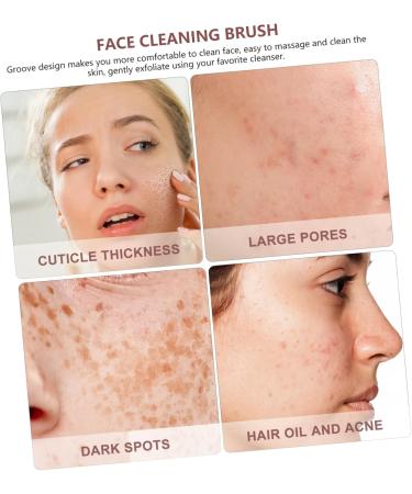 FRCOLOR 3pcs Face Brush Set - Gentle Exfoliating & Cleansing Brushes for Pore Deep Cleaning - Miss Pink Electric Facial Scrubber Tools - Buy Online on GoSupps.com