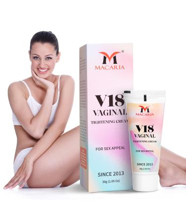 MACARIA V18 Vaginal Tightening Cream Virgin Again Feel More Enjoy More For Women & Girls 30g | 1 Oz