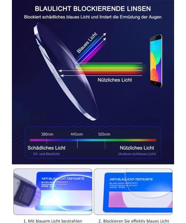 Buy Koosufa Borderless Reading Glasses Anti Blue Light Ultra Light Metal Frameless Strengths 0.0 to 4.0 | Perfect Visual Aid for Men & Women - Buy Online on GoSupps.com