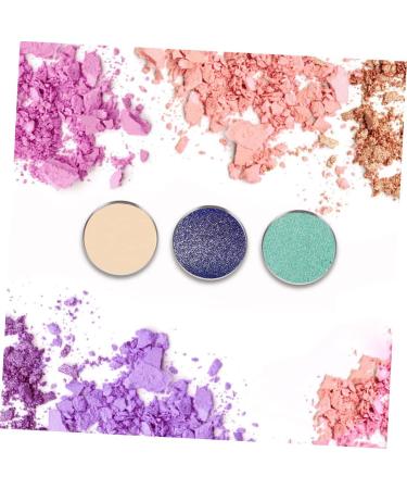 BIUDECO Women Supplies 50pcs Eye Shadow Disk Metal Plate for Eyeshadow Diy Cosmetic Pallet Miss Tinplate Accessories - Buy Online on GoSupps.com