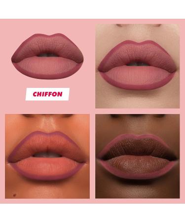 Lime Crime Velvetines Lip Liner in Chiffon - Rosy Mauve Matte Lip Pencil | Long-Lasting, Waterproof, Vegan & Cruelty-Free - Buy Online on GoSupps.com