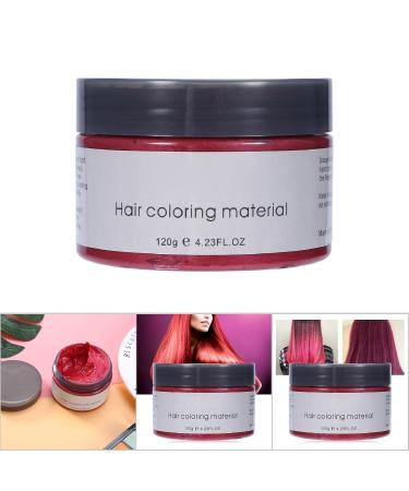 120ml Red Wax Dye for Hair - Temporary Hair Color Cream for Men & Women | Natural Hairstyle Solution - Buy Online on GoSupps.com