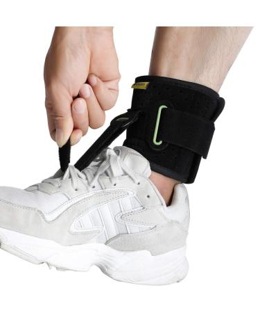 Tenbon foot orthosis for foot lifting weakness splint for fall feet ankle bandage for foot lifting palsy lifting shoes lifting foot lighter and higher for left and right (black) - Buy Online on GoSupps.com