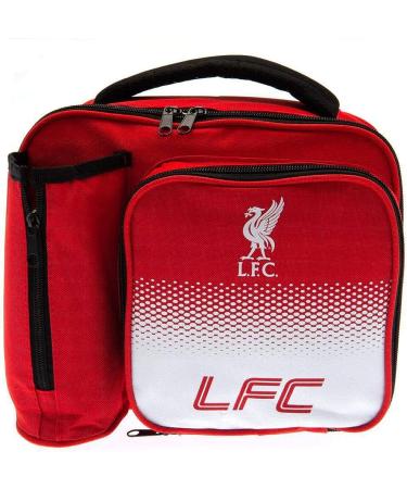 Liverpool FC Lunch Bag with Fade Design and Built-in Bottle Holder - Buy Online on GoSupps.com