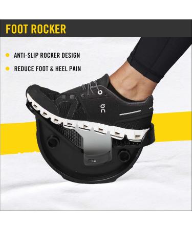 54D Foot Rocker & Calf Stretcher for Achilles Tendinitis Plantar Fasciitis Relief Shin Splints Leg Muscle Stretching - Improve Flexibility & Reduce Pain - Buy Online on GoSupps.com