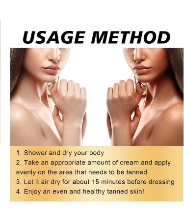 Self Tanner Cream True Color Sunless Tanning Premium Sunbed Tanning Accelerator Cream Self Tan Body Cream Face and Body Tanning Gel Intensive Tanning Gel Natural Self Tanner & Tanning Accelerator - Buy Online on GoSupps.com