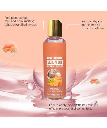 Carrot Oil For Lightening Dark Skin Nourishing Face And Body Moisturizer Natural Organic Carrot Whitening Skin Care Essential Oil Soothing Firm Body Relaxing Mood Massage Serum Oil - Buy Online on GoSupps.com