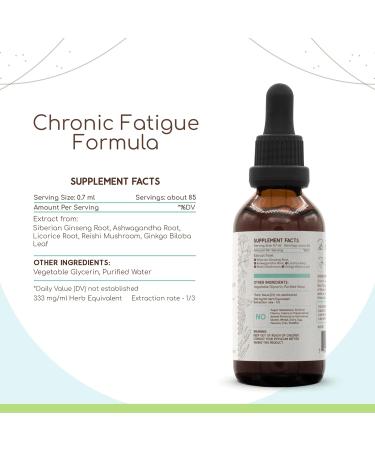 HerbEra Chronic Fatigue Formula B60 Alcohol-Free Extract Tincture: Siberian Ginseng Root, Ashwagandha Root, Licorice Root, Ginkgo Biloba Leaf, Reishi Mushroom. Chronic Fatigue Blend 2 Fl Oz 2 Fl Oz (Pack of 1) - Buy Online on GoSupps.com