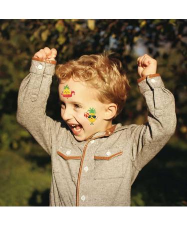 120 pcs Glitter Temporary Tattoos for Kids Summer Cartoon Fruit Waterproof Fake Tattoos Watermelon Strawberry Pineapple Tattoos Sticker for Boys Girls Birthday Party Favors - Buy Online on GoSupps.com