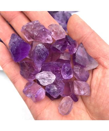 100g Bulk Purple Amethyst Raw Rough Stone Quartz Crystals Rock Aquarium Home Room Decoration Gemstone Fish Tank Gift Reiki Crystal Stone 100g Amethyst - Buy Online on GoSupps.com