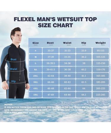 FLEXEL 2mm Wetsuit Vest Men | Neoprene Sleeveless Wet Suit Top for Surfing, Snorkeling, Kayaking | Front Zip Tank Jacket Navy - Medium - Buy Online on GoSupps.com