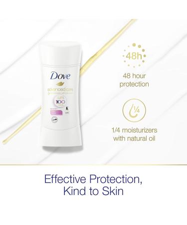 Dove Advanced Care Invisible Antiperspirant Stick - 48-Hour Odor Protection No White Marks 2.6 oz for Women - Worldwide Shipping - Buy Online on GoSupps.com