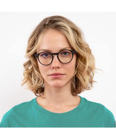 Muunel High Index 1.6 Glasses with Essilor AR Coating - Ultra-Slim Black Frame for Women Power -2.0 x | Luca Ultimate Thin  - Buy Online on GoSupps.com