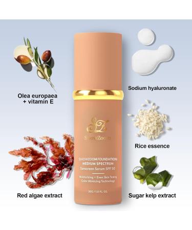 4 in 1 Foundation Liquid,Coolord Foundation Medium Spectrum Full - 1 Fl Oz. - Buy Online on GoSupps.com