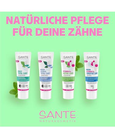  Sante Naturkosmetik SANTE Naturkosmetik Vitamin B12 Sensitive Care Dental Gel - 75 ml - With sea salt xylitol and vitamin B12 - Vegan fluoride-free and titanium dioxide-free - Dental care for gums - Buy Online on GoSupps.com