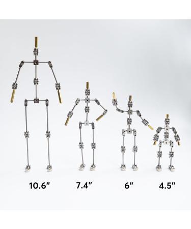 Kihomi Studio Stop Motion Armature Kit - Size 4.5in - silver - Buy Online on GoSupps.com