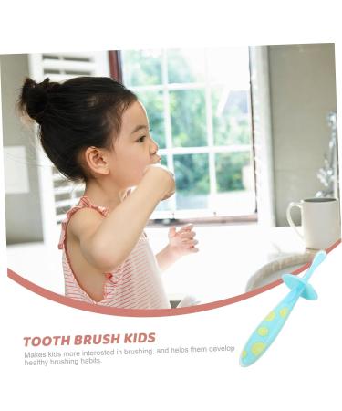 Gleavi 3RST Silicone Baby Toothbrush - Food-Grade Tooth Cleaning Brush for Newborns & Toddlers | Gift Box Included - Buy Online on GoSupps.com