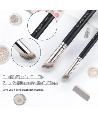 ENERGY Foundation Brushes Set - Angled Foundation & Concealer Brush Duo - Buy Online on GoSupps.com