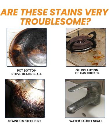 Magical Nano-Technology Stainless Steel Cleaning Paste Stainless Steel Clean Wax Stainless Steel Cleaning Wax Stainless Steel Cleaner and Polish Metal Polish Paste (2Pcs) - Buy Online on GoSupps.com