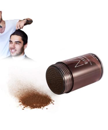 Hair Building Fibers Hair Fiber Powder Women Men Baldness Concealer Thickening Hair Building Fibers Powder (Medium Brown)