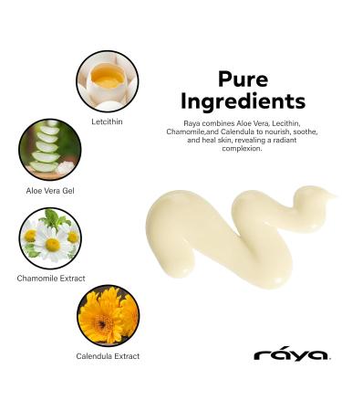 RAYA Serum for Face | Vitamin A & C Anti-Aging Formula | Antioxidant Skin Care for Oily Skin | Smoothing & Refining Chamomile Serum - Buy Online on GoSupps.com