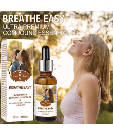AICHUN BEAUTY Breath Easy Essential Oil Inhale Serum Assist Respiratory System Due Cold 30ml/1fl.oz - Buy Online on GoSupps.com